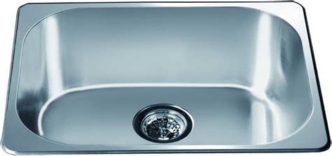 Dawn 3233 Top Mount Single Bowl Bar Sink, Polished Satin Finish