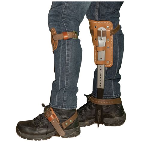 Klein Tools CN1986AR Pole Climbers with 1-9/16-Inch Gaffs-Complete Set