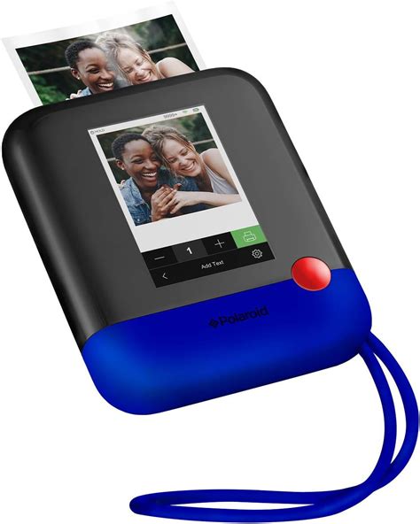 Polaroid Pop Wireless Portable Instant 3x4 Photo Printer & Digital 20MP Camera with Touchscreen Display (Black) Built-in Wi-Fi, 1080p HD Video