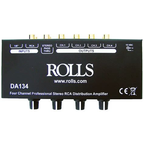 Best Deal 🛒 Rolls DA134 4-Channel Distribution Amplifier
