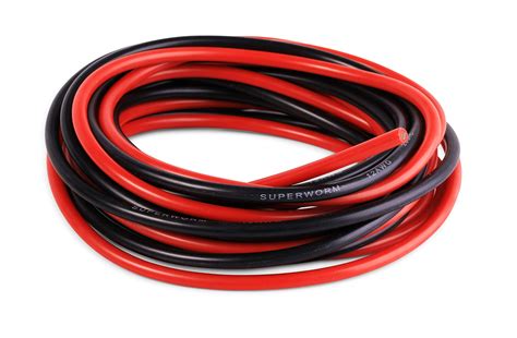 Best Quality SUPERWORM Super Flexible Ultra Efficient Copper Wire by ACER Racing (12 AWG 100 Meters RED)