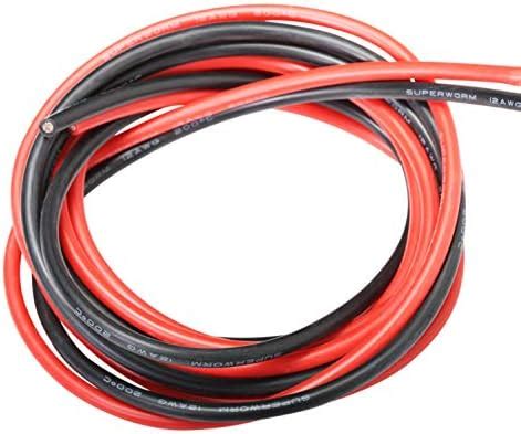 Best Quality SUPERWORM Super Flexible Ultra Efficient Copper Wire by ACER Racing (12 AWG 100 Meters RED)