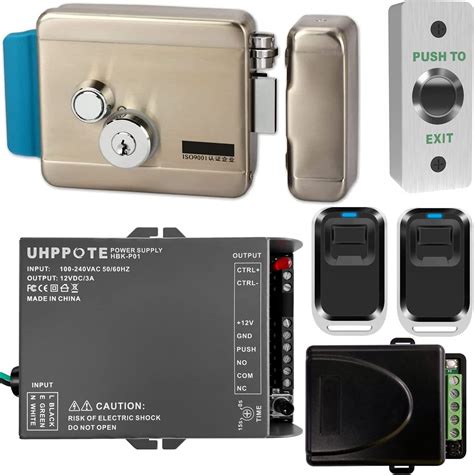 Flash Deals - 60% OFF UHPPOTE Electric Door Lock with Wireless Remote Control for Intercom Access Control System